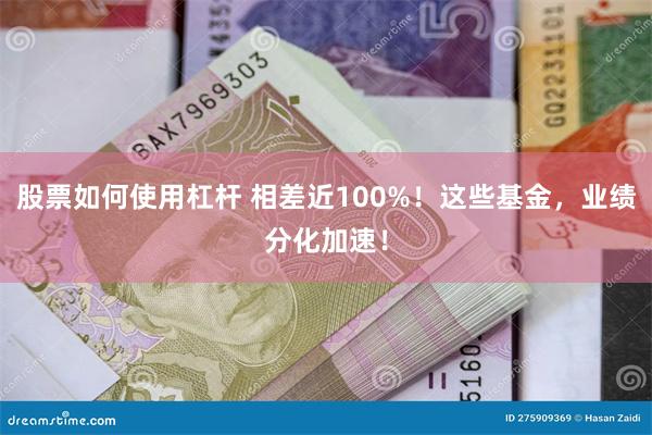 股票如何使用杠杆 相差近100%！这些基金，业绩分化加速！